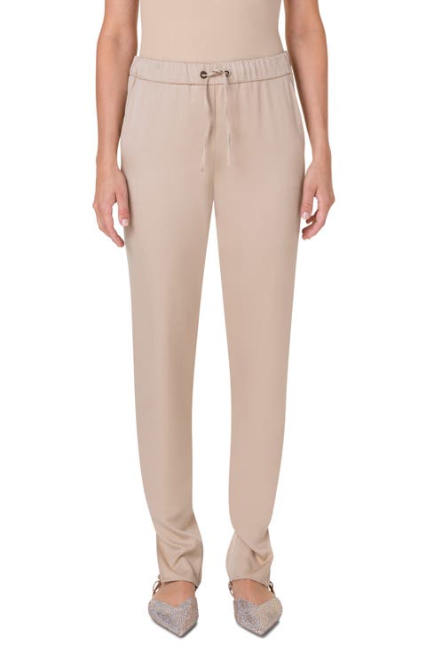 Mike Split Hem Crepe Pants