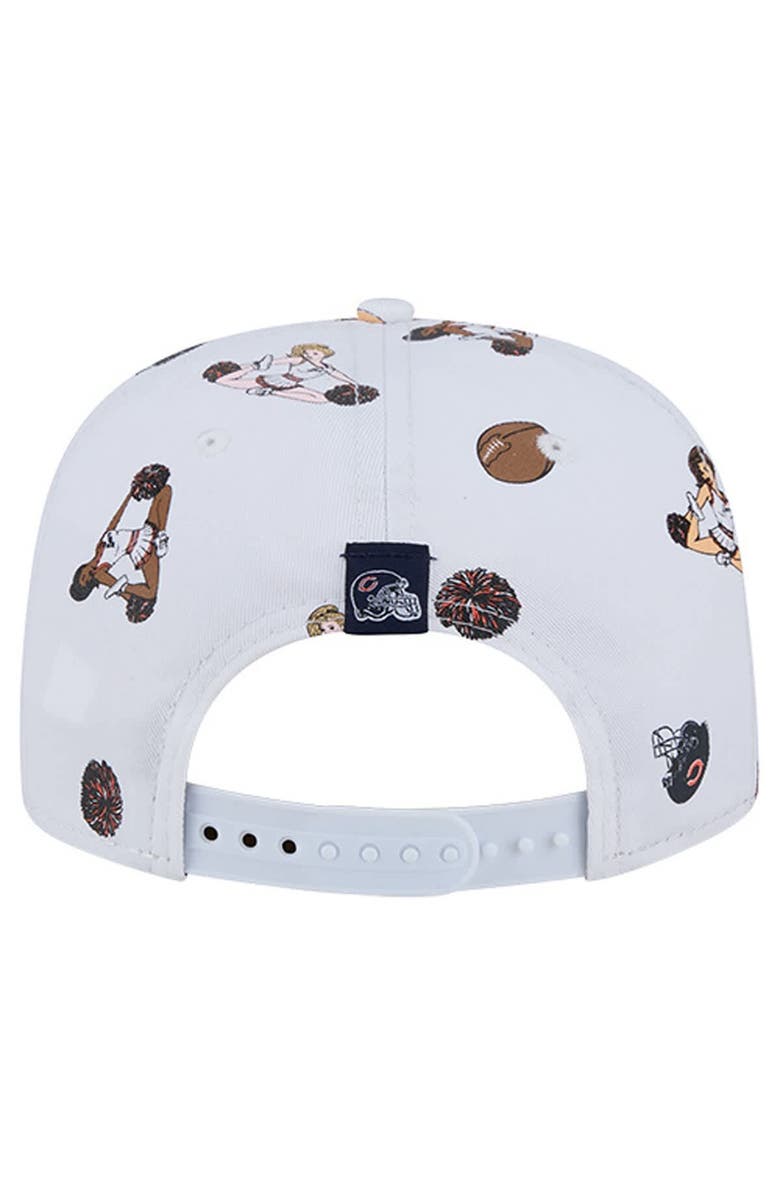 New Era Men
s New Era  White Chicago Bears Team Cheer 19TWENTY Snapback Hat, Alternate, color, White