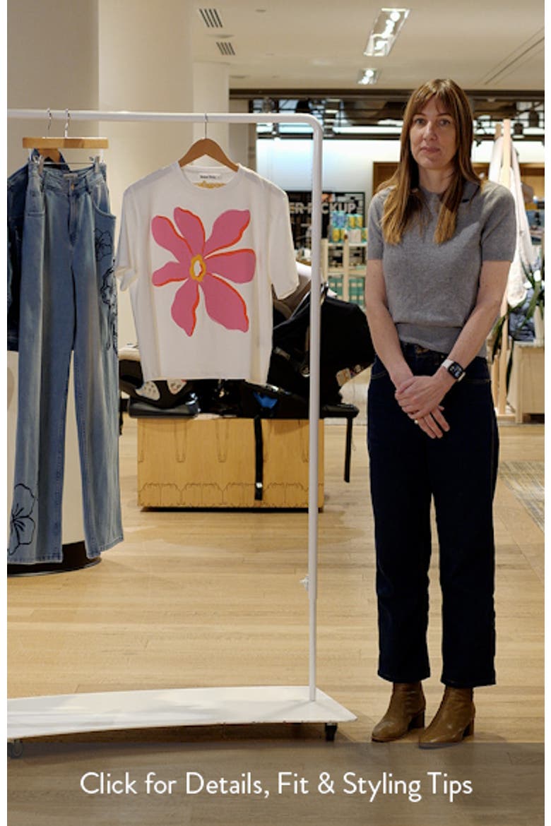 Floral Cotton Graphic T-Shirt video