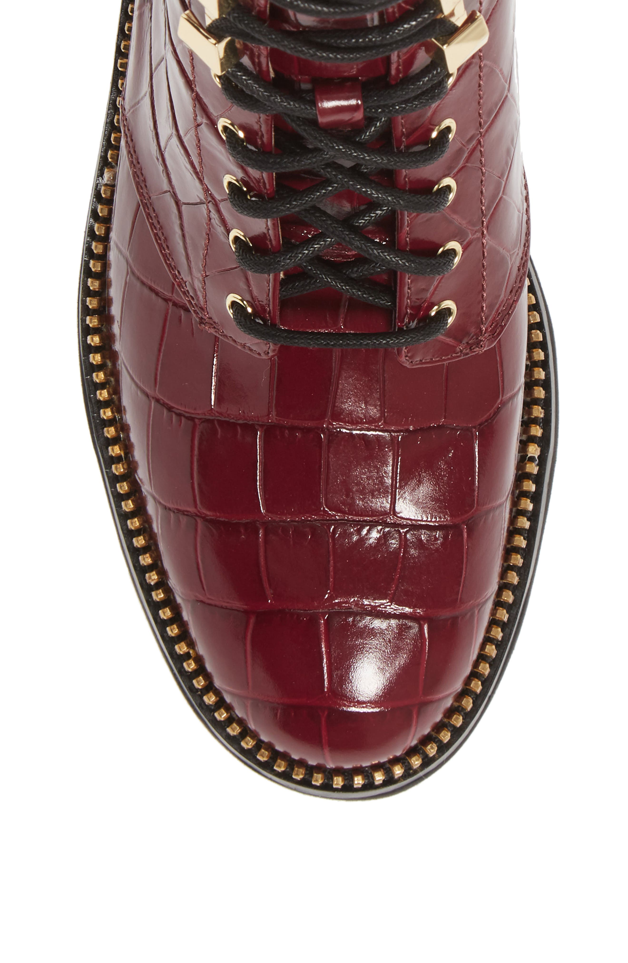 MICHAEL Michael Kors Haskell Combat Boot, Alternate, color, Dark Berry