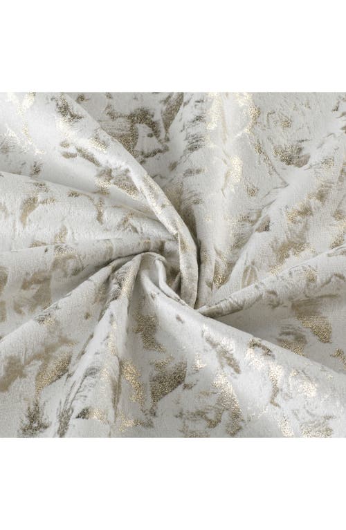 Dainty Home Set Of 2 Jacquard Room Darkening Curtains In White