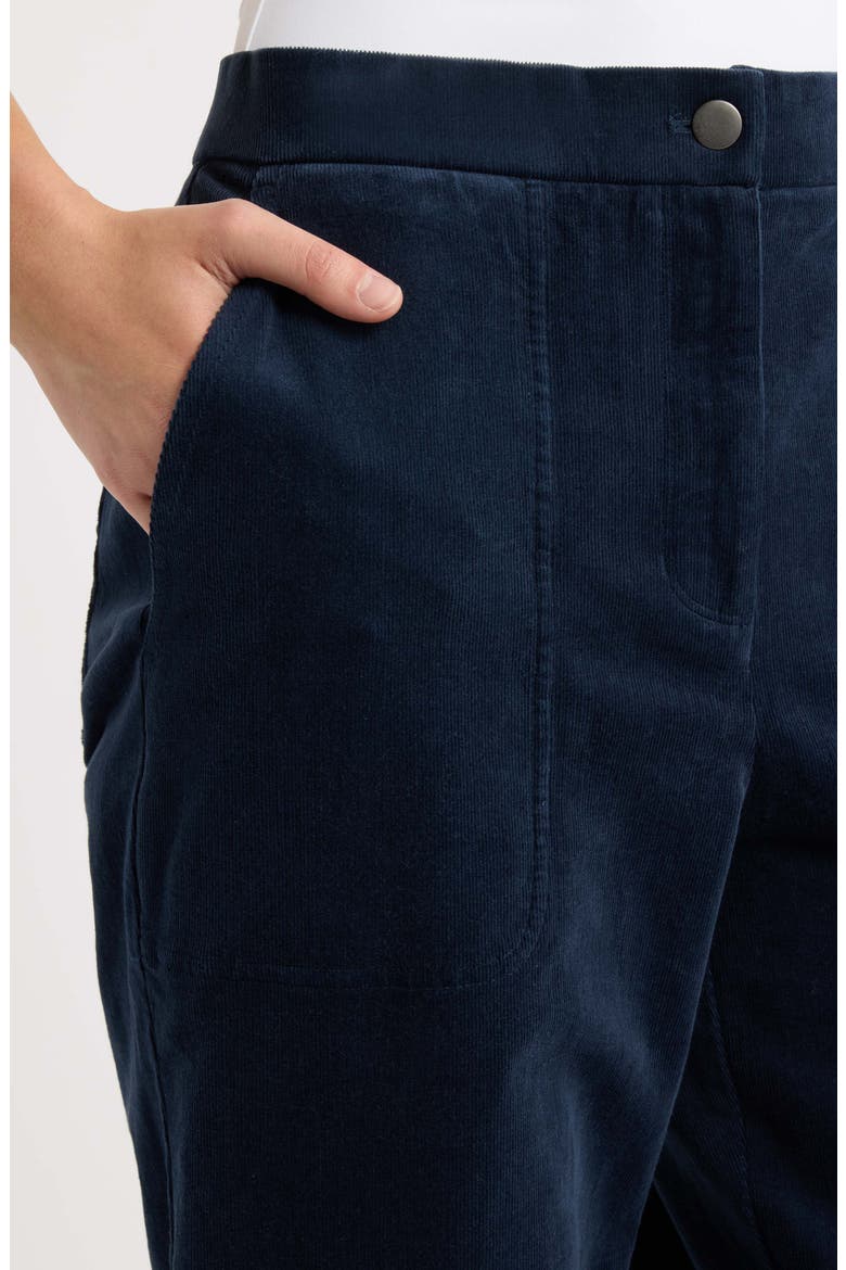 Straight Leg Ankle Pants, Alternate, color, MARITIME