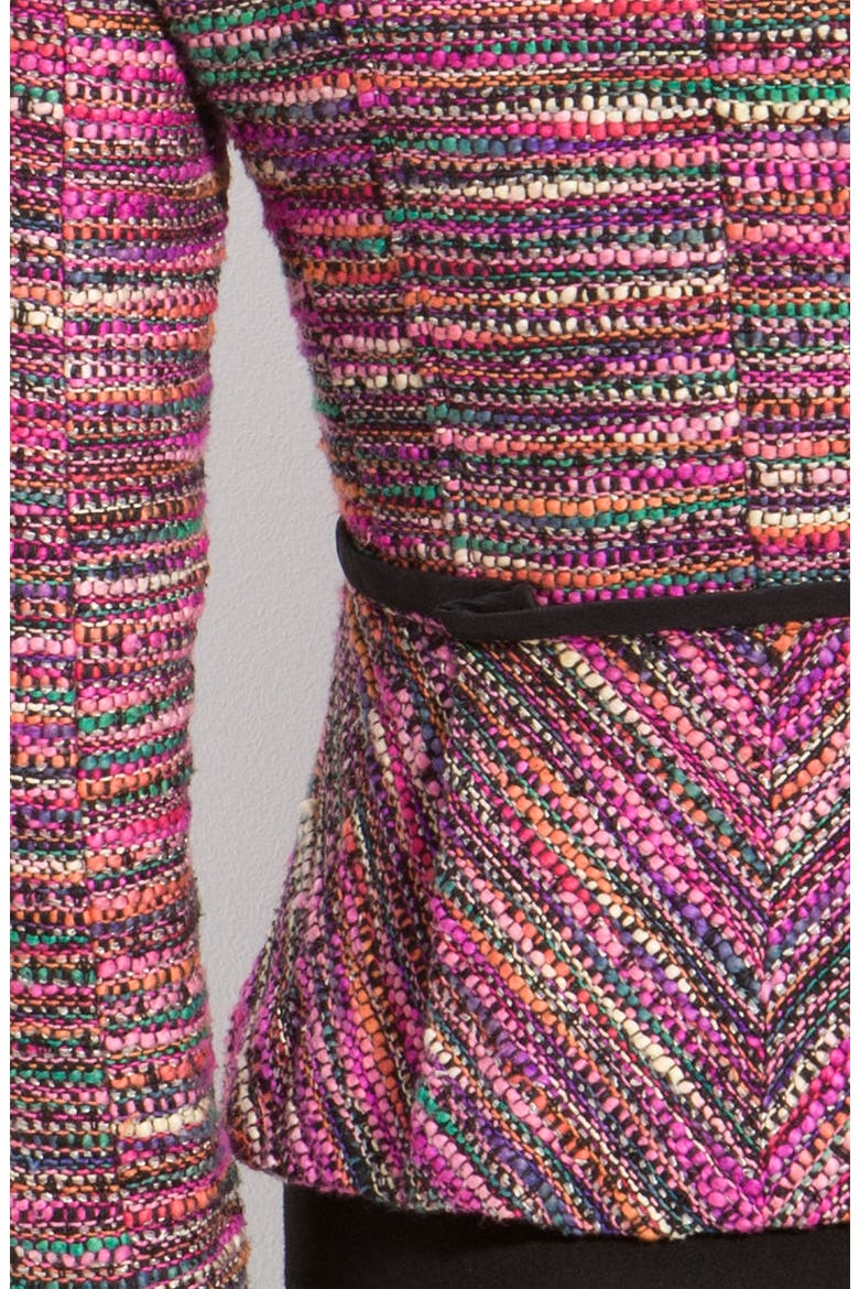 'Juke Box' Tweed Jacket, Alternate, color, BLACK MULTI