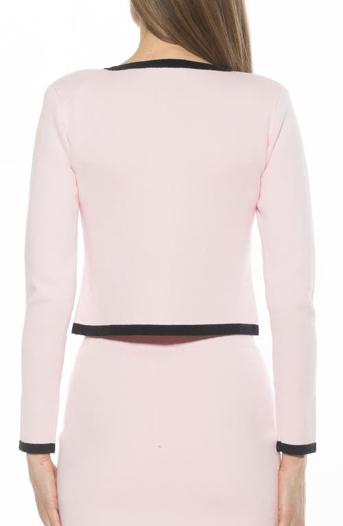 Alexia Admor Maia Knit Cardigan In Pink