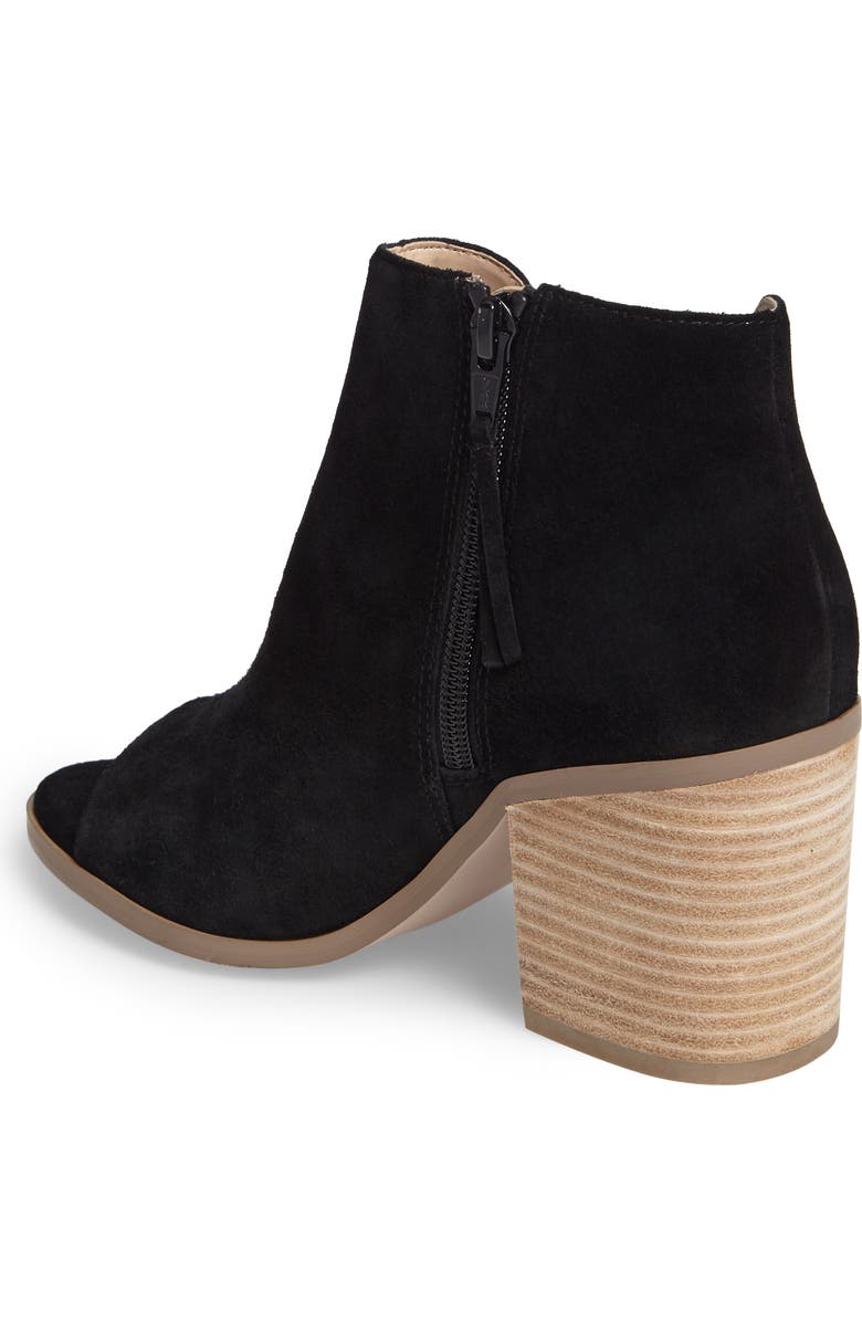 Sole Society Beechwood Peep Toe Bootie, Alternate, color,