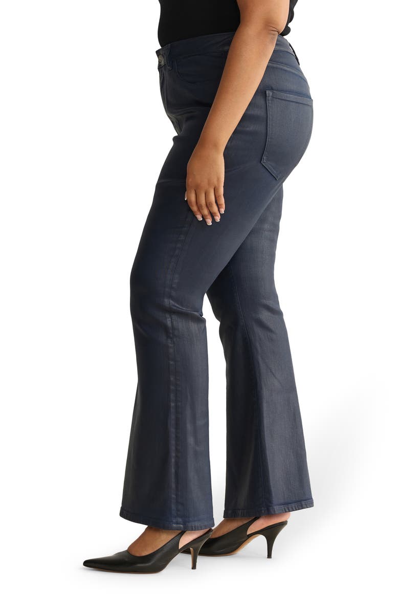 WARP+WEFT NAO Coated High Waist Bootcut Jeans, Alternate, color, Coated Shallows