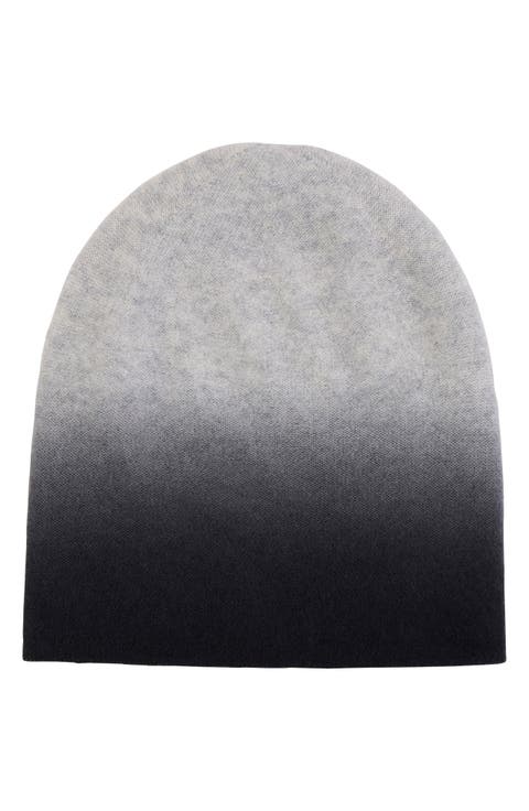 Ombré Dip Dye Cashmere Beanie