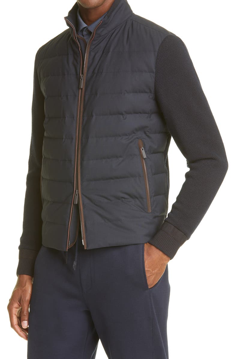 ZEGNA Trofeo Elements Hybrid Down Jacket, Alternate, color, 