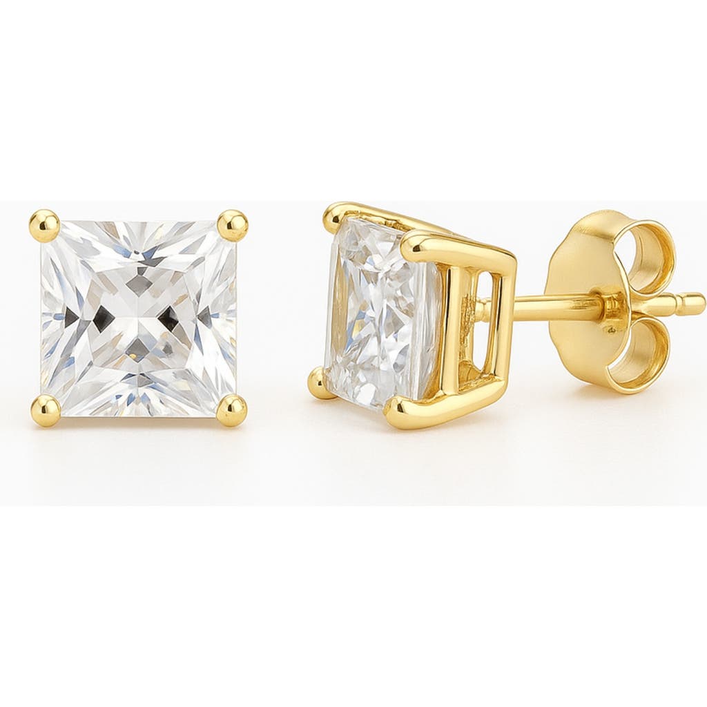 Donatello Gian 14k Yellow Gold Square Cut Earrings
