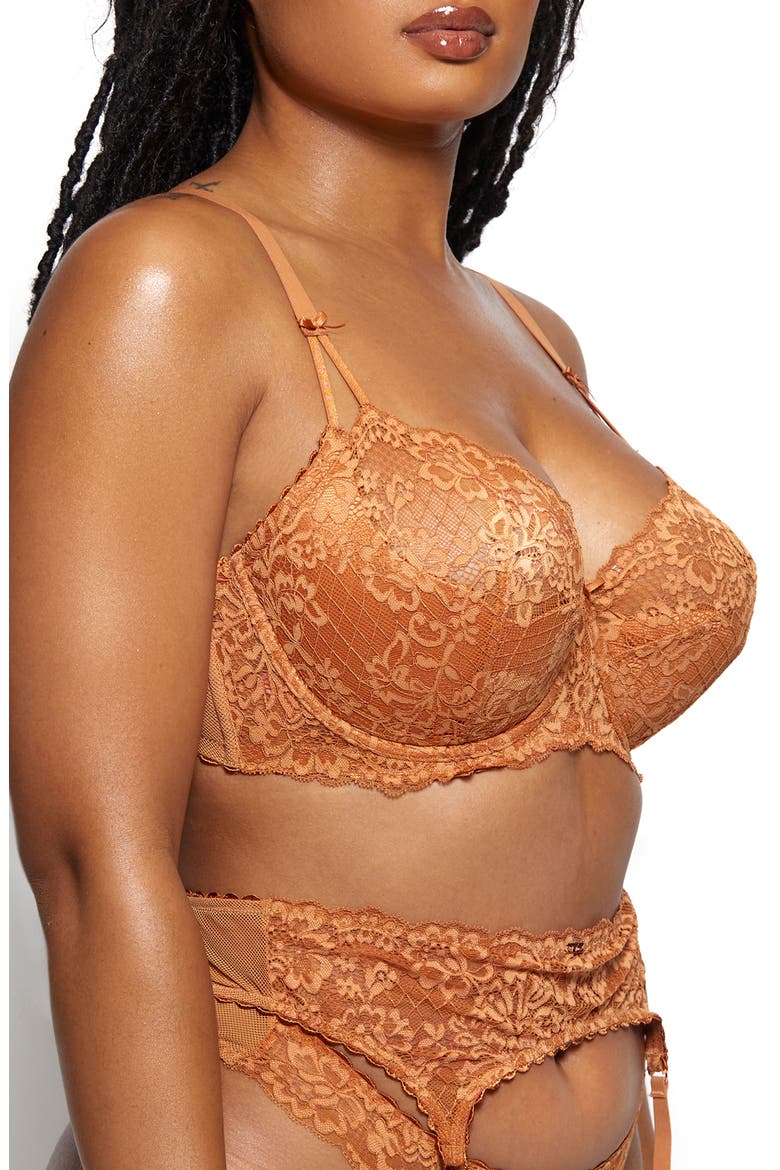 Underwire Balconette Bra, Main, color, MANUKA HONEY
