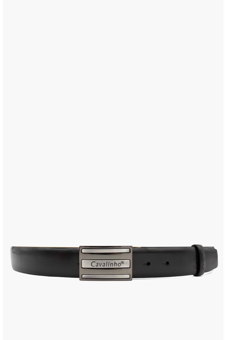 Gentleman 515 Smooth Leather Belt, Main, color, Black