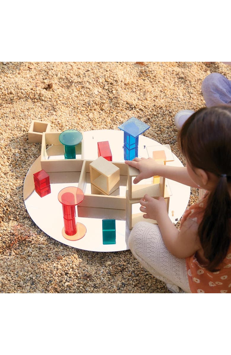 Kaplan Early Learning Company Discovery Squares - Natural - 6 Pieces, Alternate, color, Beige