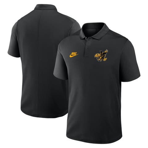 Men's Nike Black Iowa Hawkeyes Primetime Victory Legacy Vault Logo Performance Polo