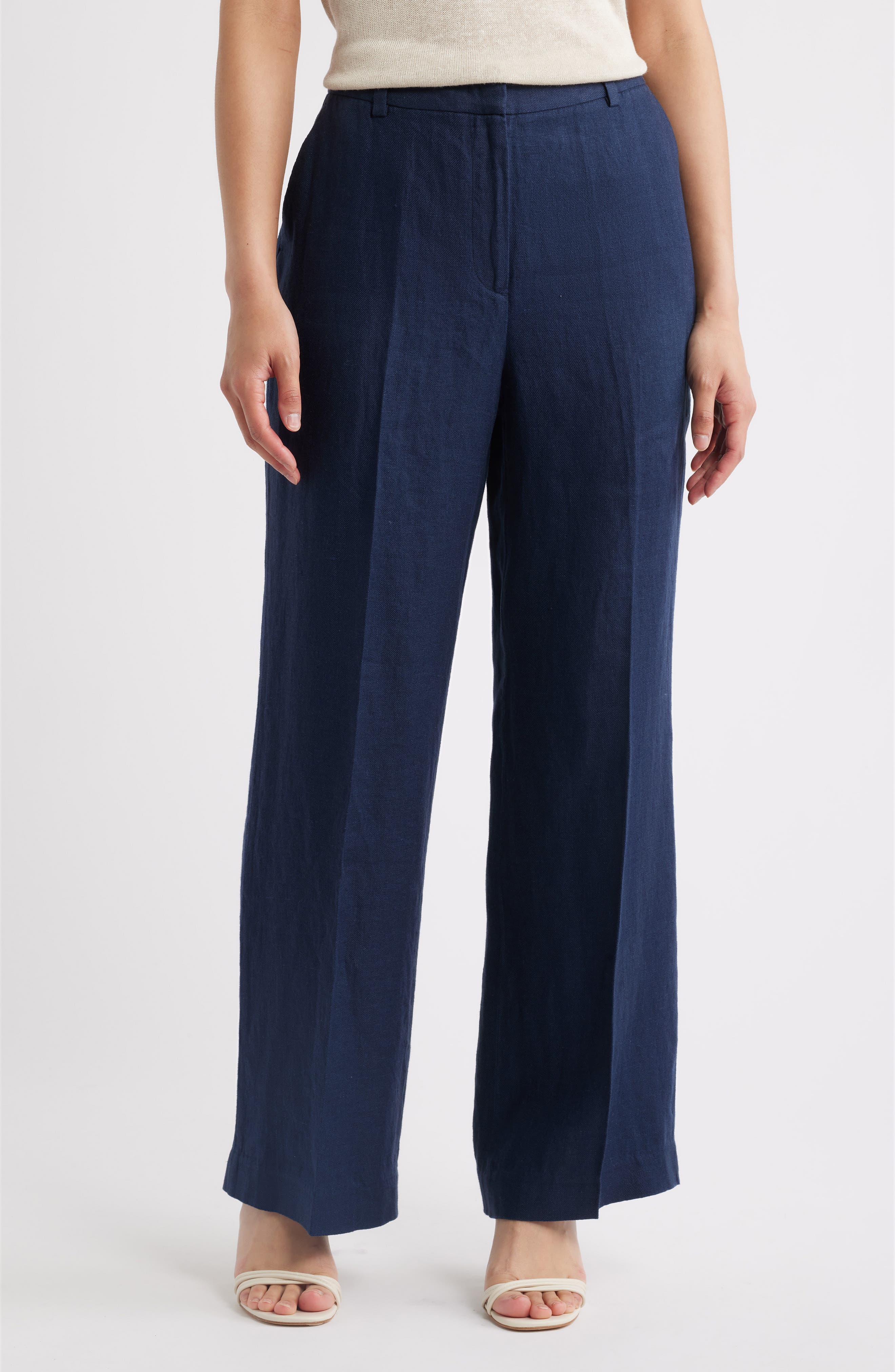 The Ellie Linen Wide Leg Pants