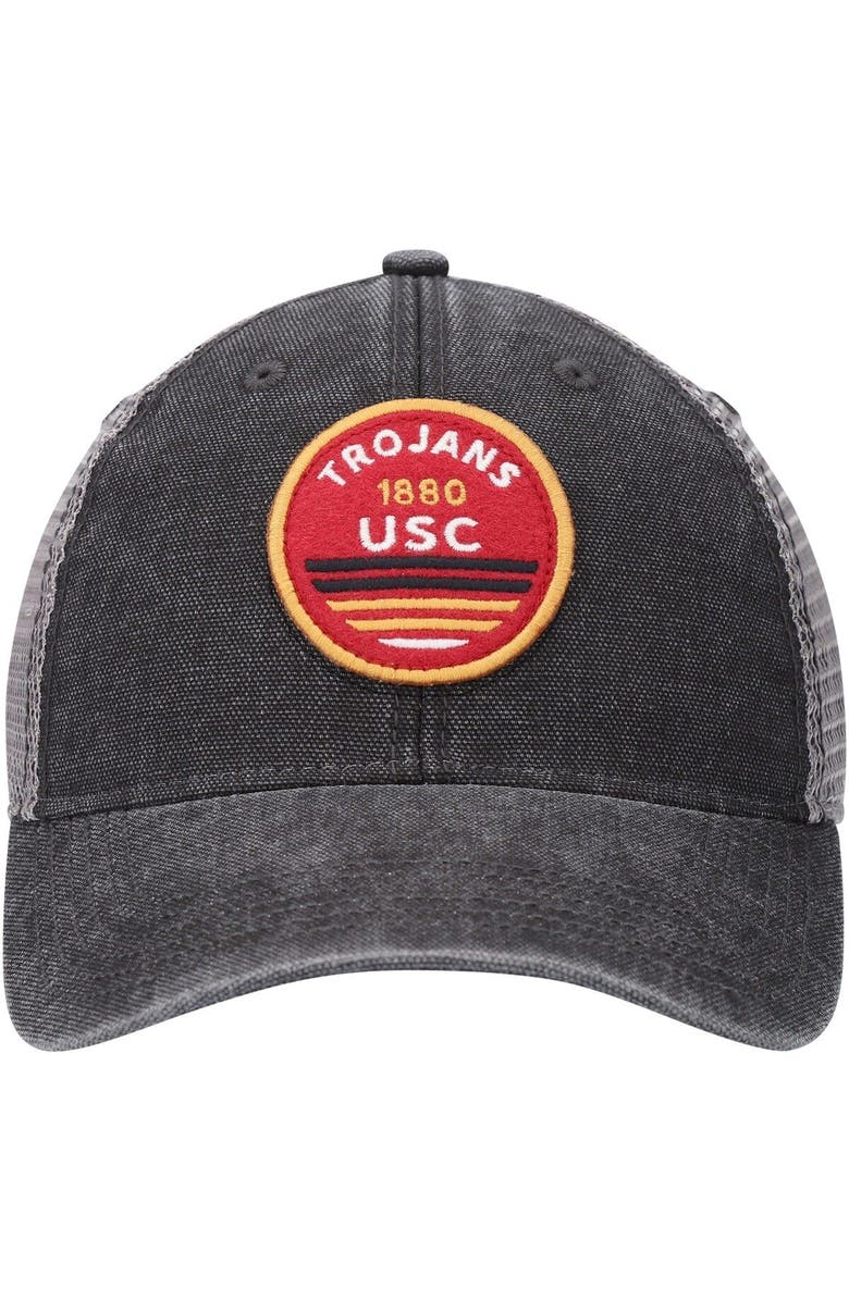 LEGACY ATHLETIC Men's Black USC Trojans Sunset Dashboard Trucker Snapback Hat, Alternate, color,