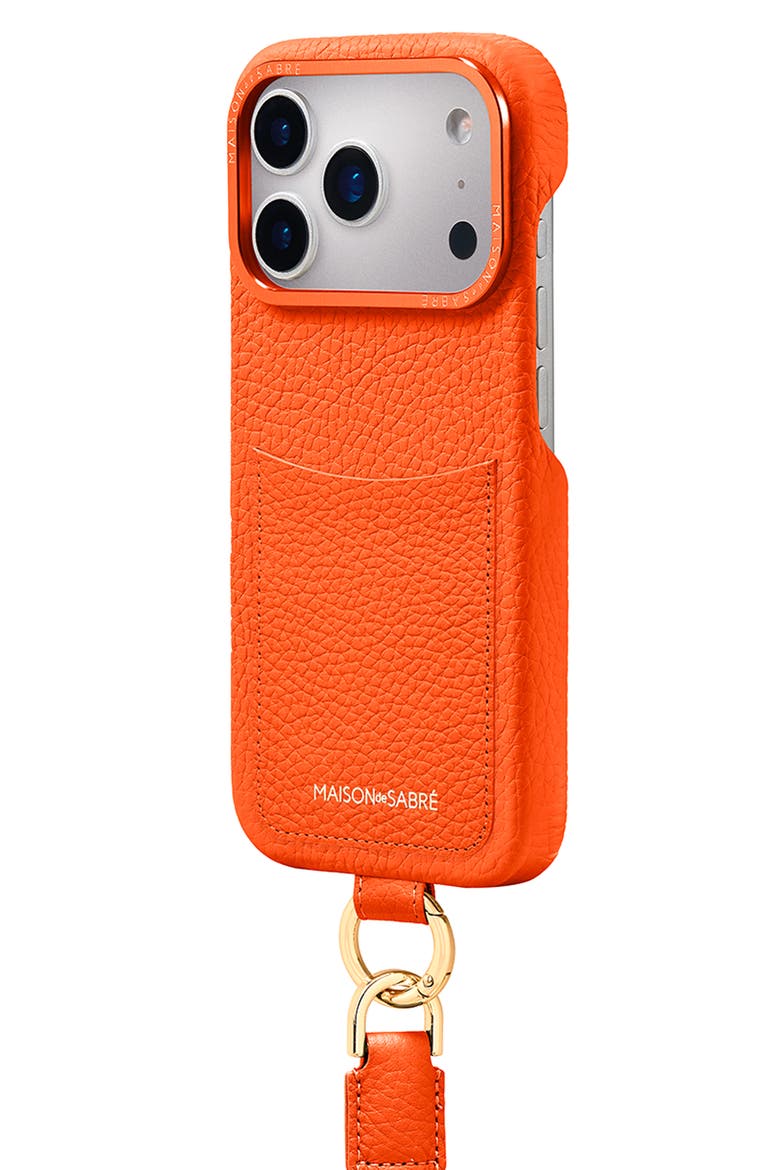 Sling Phone Case iPhone 17 Pro Max, Alternate, color, Manhattan Orange