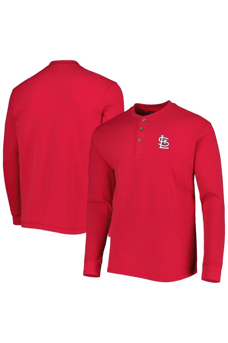 Men's Dunbrooke St. Louis Cardinals Red Maverick Long Sleeve T-Shirt, Main, color, Red