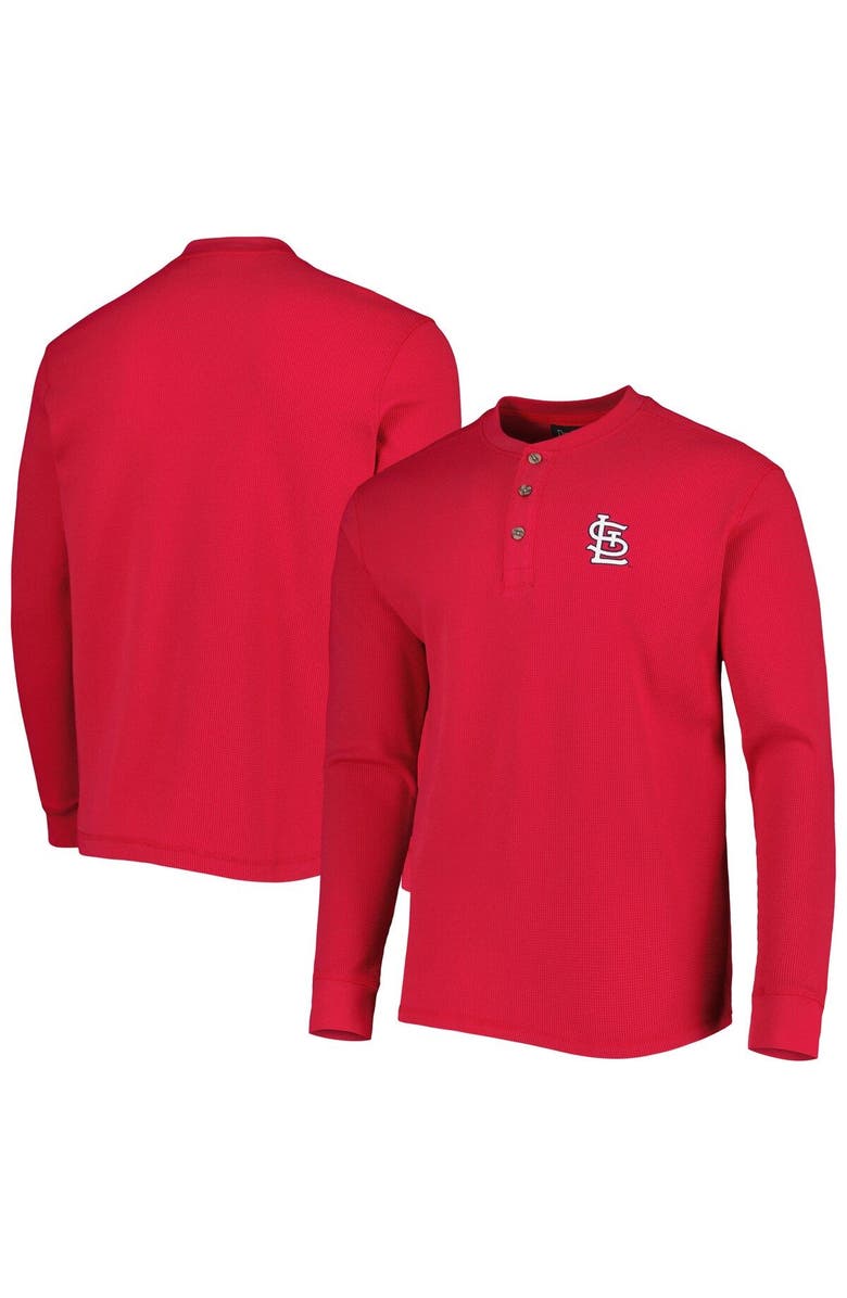 DUNBROOKE Men's Dunbrooke St. Louis Cardinals Red Maverick Long Sleeve T-Shirt, Main, color, Red