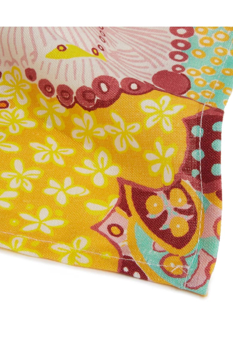 Large Napkins Set Of 2 (45X45) Holi Pink, Alternate, color, Holi Pink