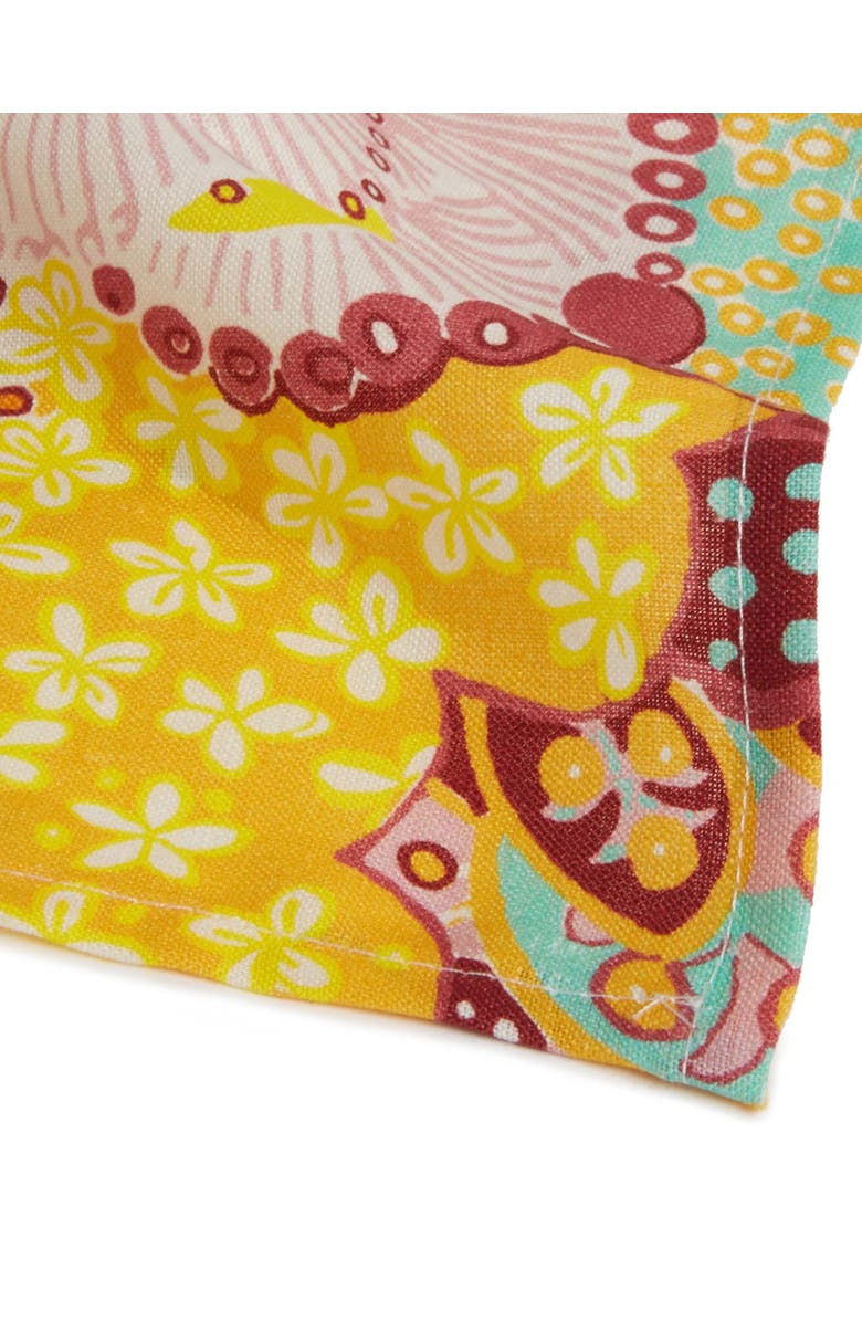 La DoubleJ Large Napkins Set Of 2 (45X45) Holi Pink, Alternate, color, Holi Pink