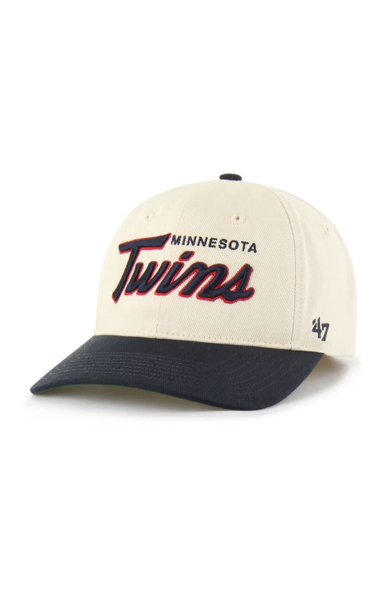 
47 Men
s 
47 Natural Minnesota Twins Crosstown Franchise Fitted Hat, Main, color, Natural