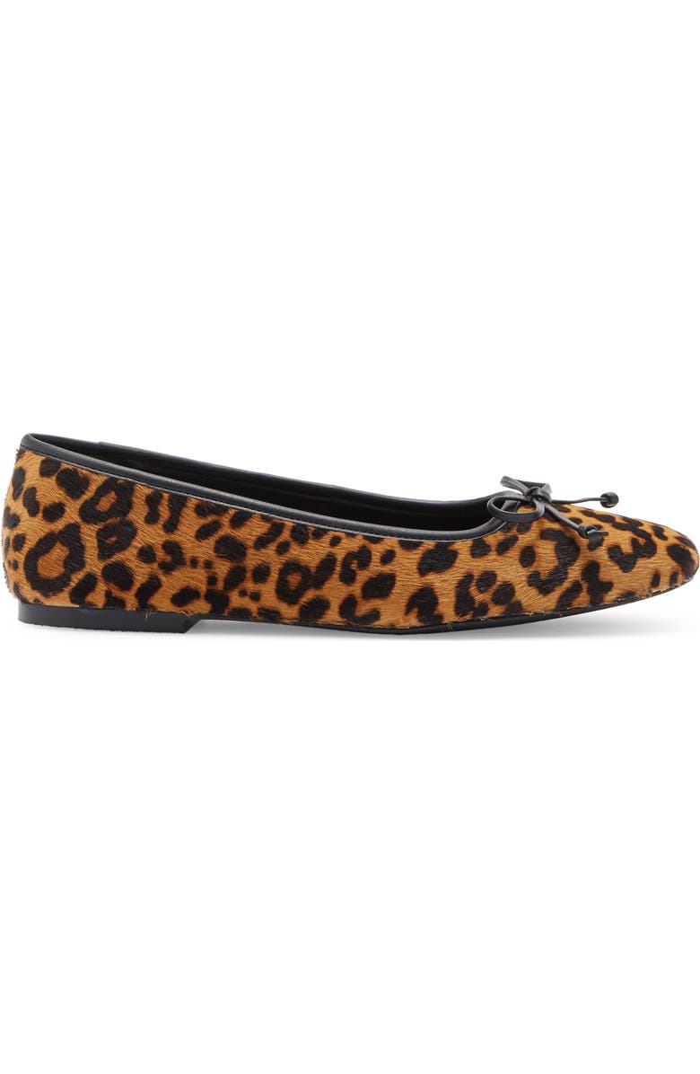 Steve Madden Malinda Genuine Cow Hair Ballet Flat, Alternate, color, Leopard