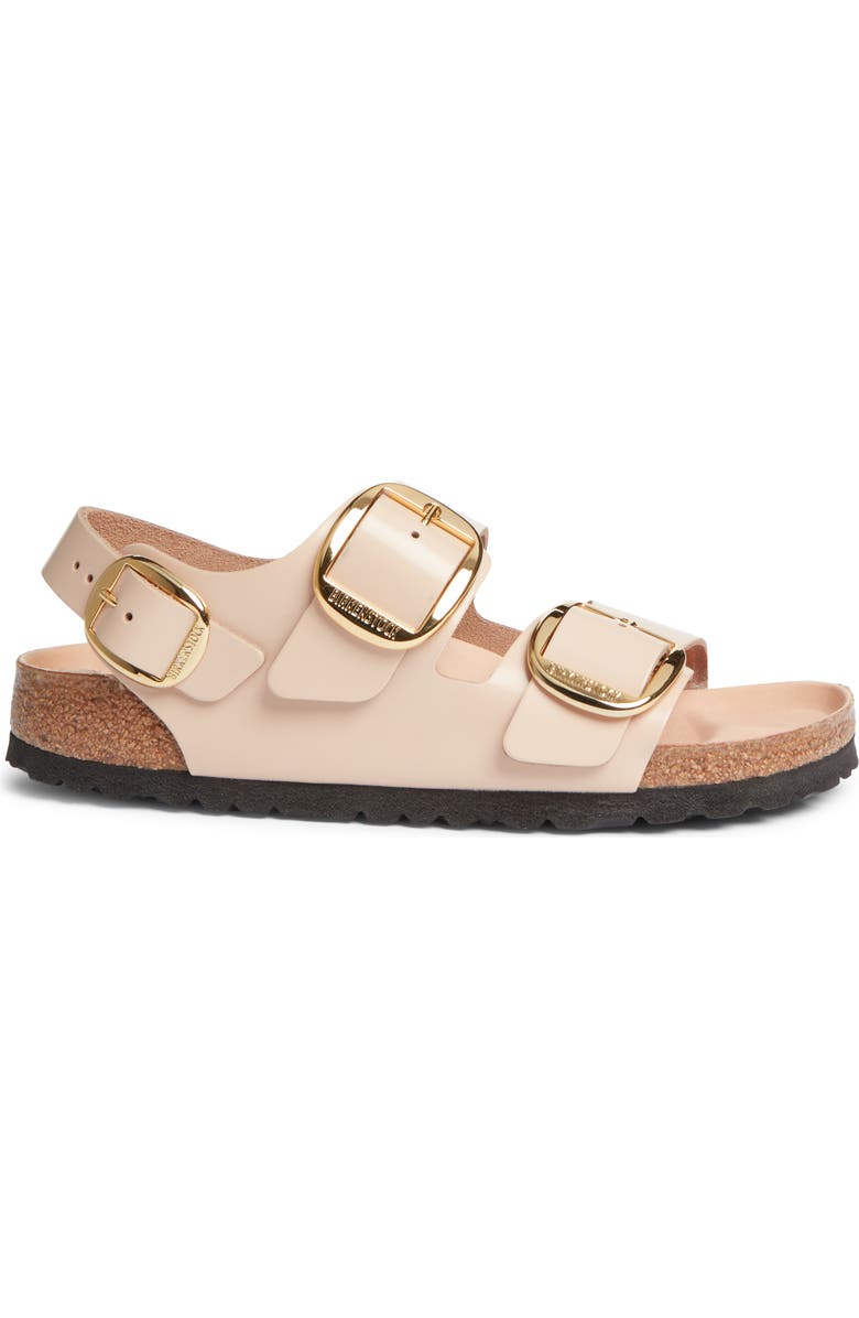 Birkenstock Milano Big Buckle Slingback Sandal, Alternate, color, Beige