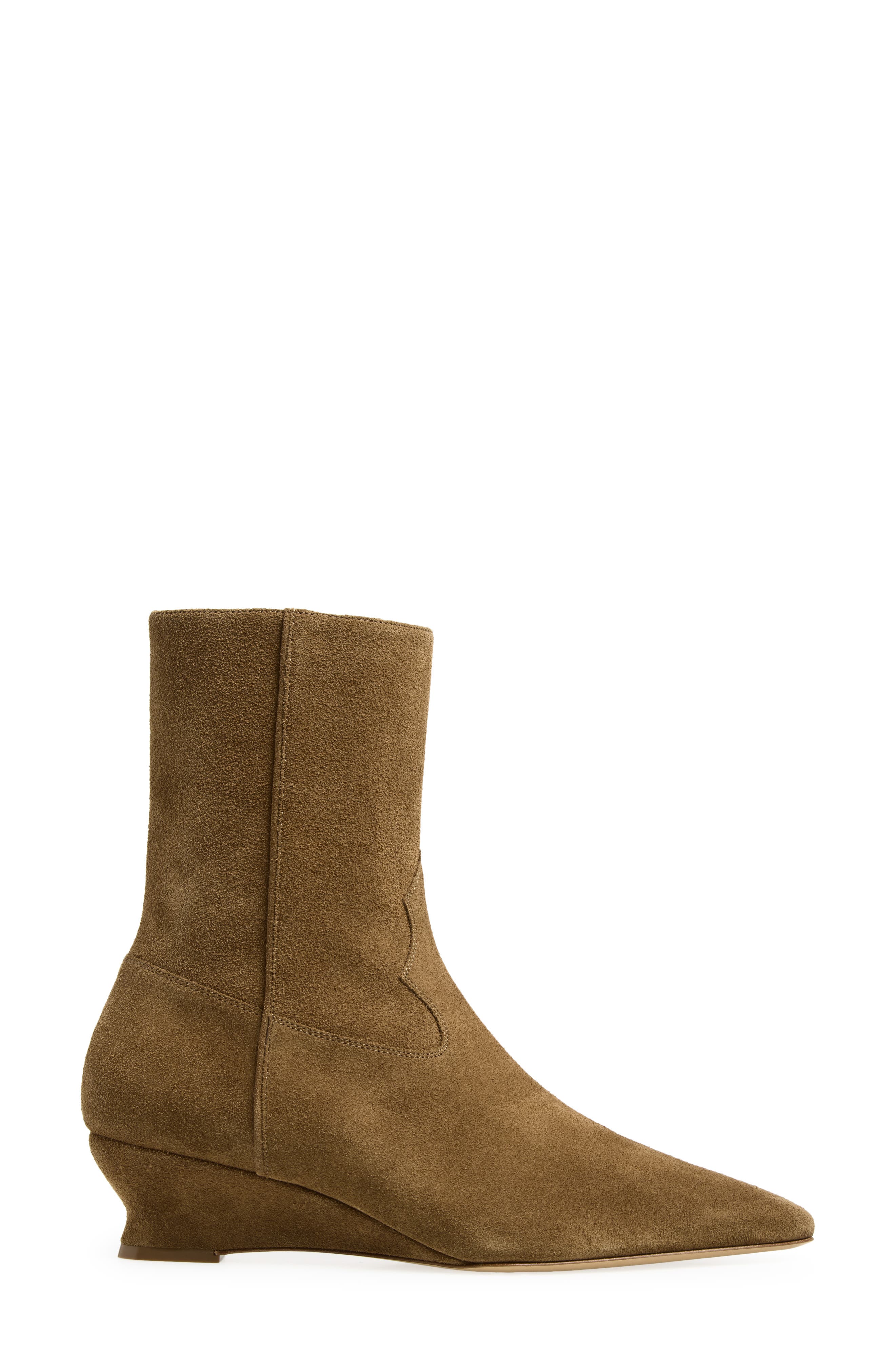 Le Monde Béryl Camille Wedge Bootie, Alternate, color, Taupe