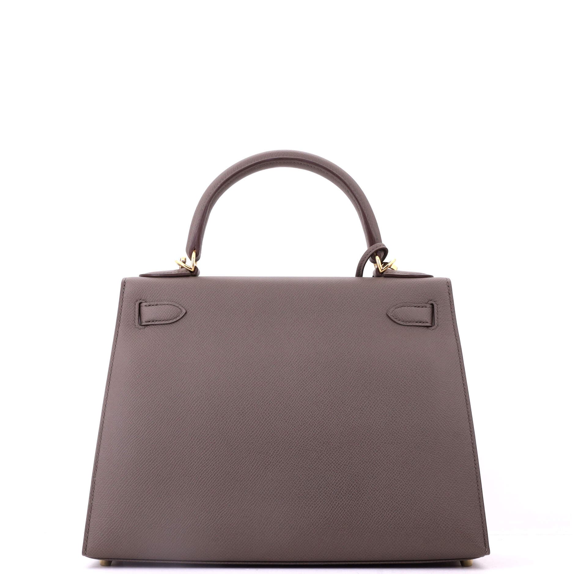 Kelly Handbag Grey Epsom with Gold Hardware 28, Alternate, color, Grey