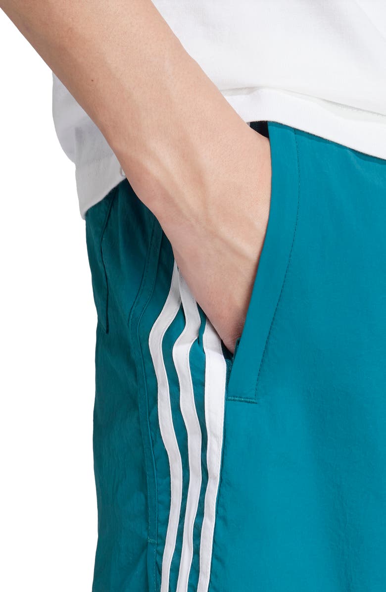 adidas Adicolor Recycled Polyester Sprinter Shorts, Alternate, color, Legacy Teal