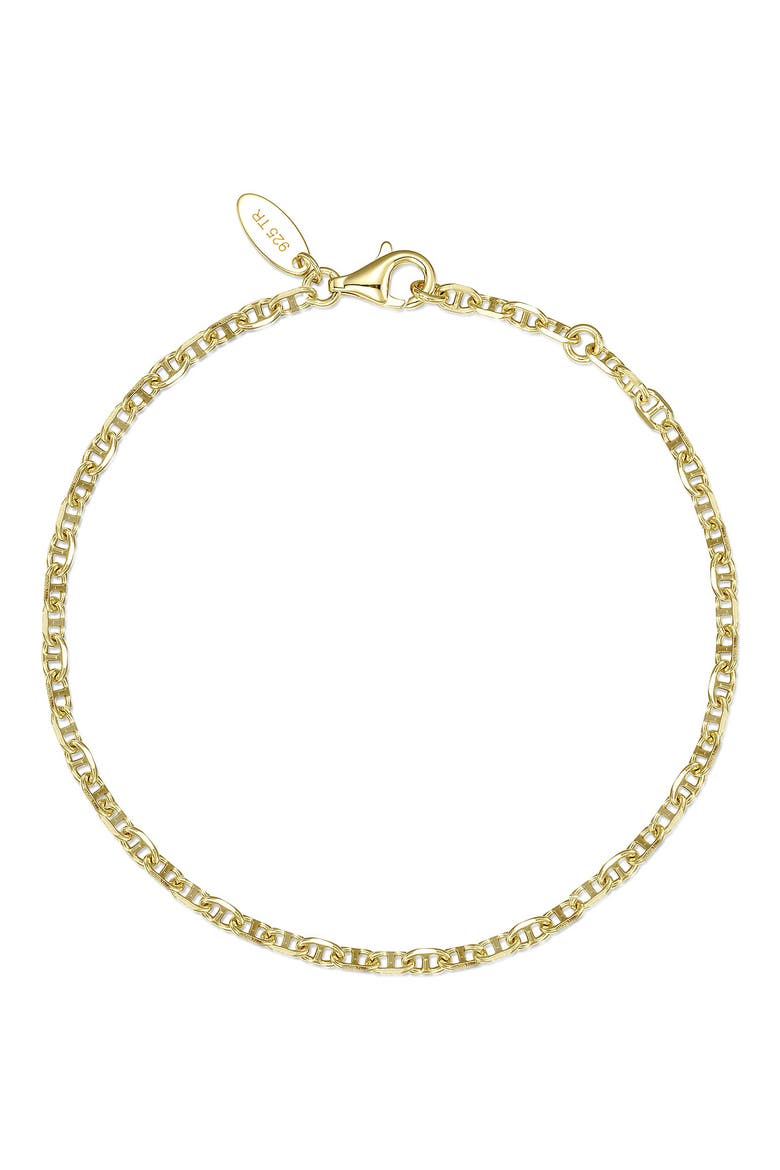 Medium Lucy Chain Bracelet, Main, color, GOLD