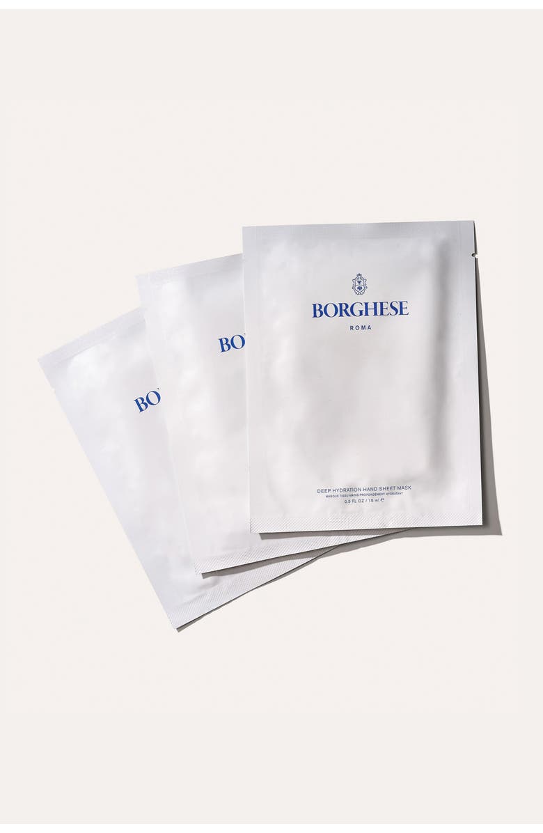 Borghese Deep Hydration Hand Sheet Masks, Alternate, color, NO COLOR