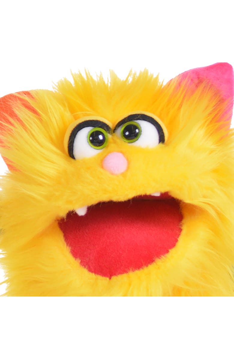 Living Puppets Sassy The Yellow Friendly Monster 14 Inch Plush Hand Puppet, Alternate, color, Yellow