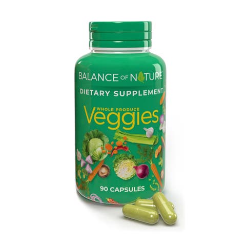 Whole Vegetable Blend Dietary Supplement Capsules