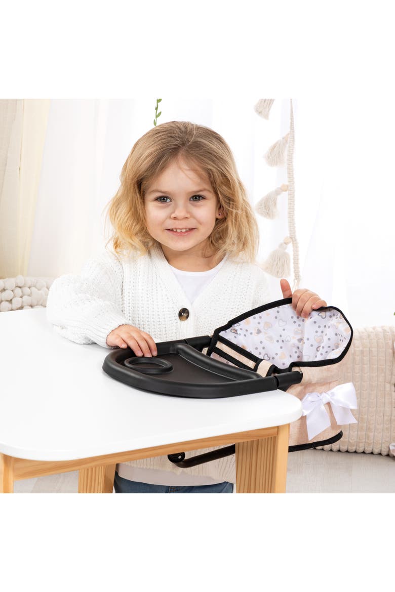 Doll Table Seat Fits 18" Dolls, Ages 3+, Alternate, color, Multicolored