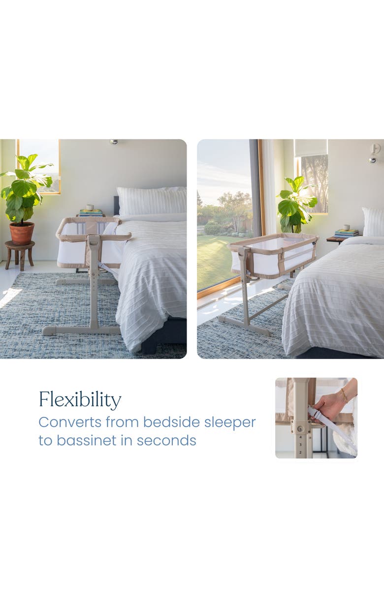 HALO BassiNest<sup>®</sup> 2-in-1 Bedside Bassinet Sleeper, Alternate, color, Oat