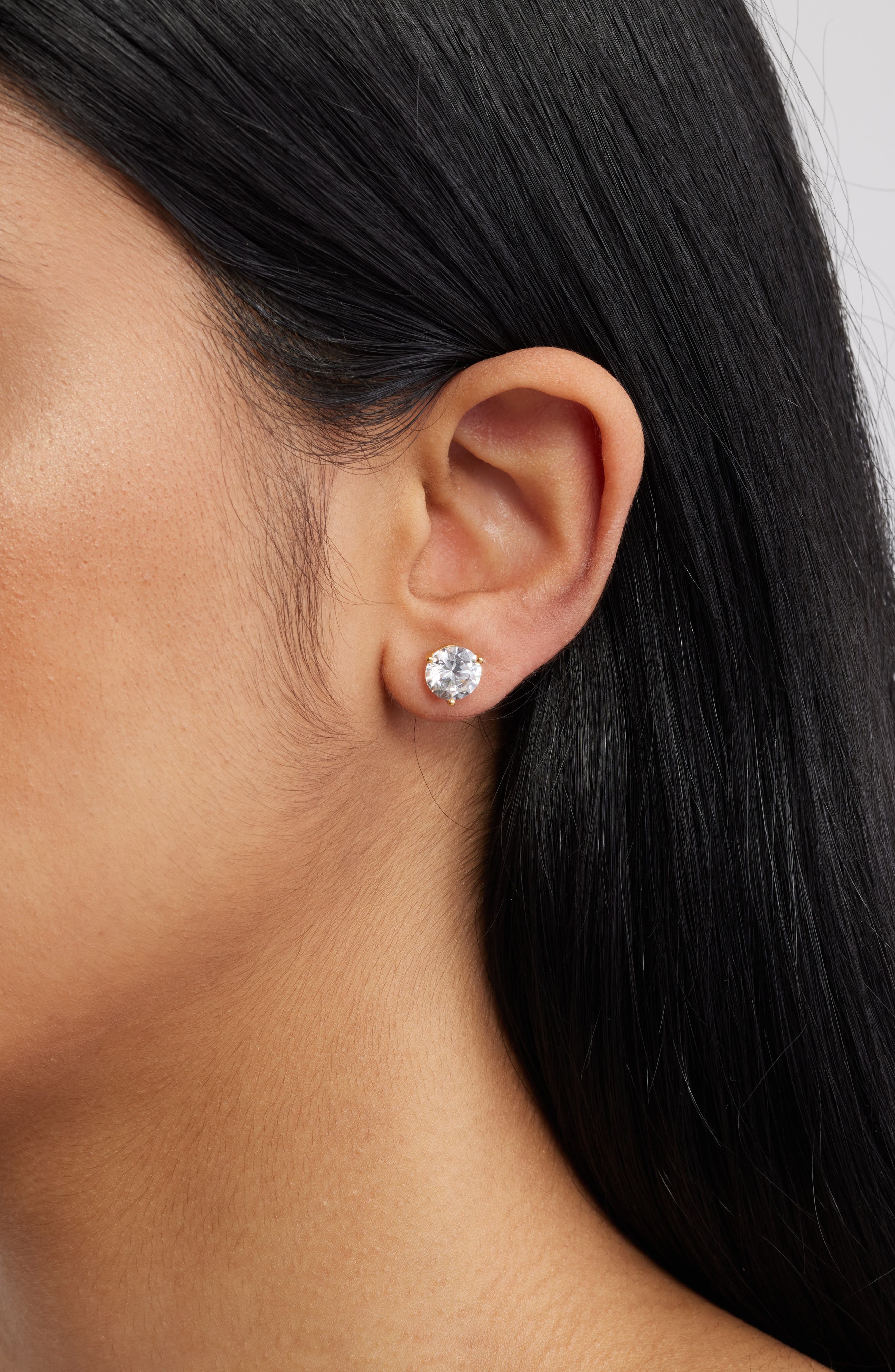 Женские аксессуары Nordstrom Gift Boxed Cubic Zirconia Earrings - 4ct. — фото 3
