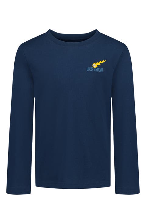 Kids' Fastball Graphic Long Sleeve Performance Top