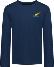 Under Armour Kids' Fastball Graphic Long Sleeve Performance Top