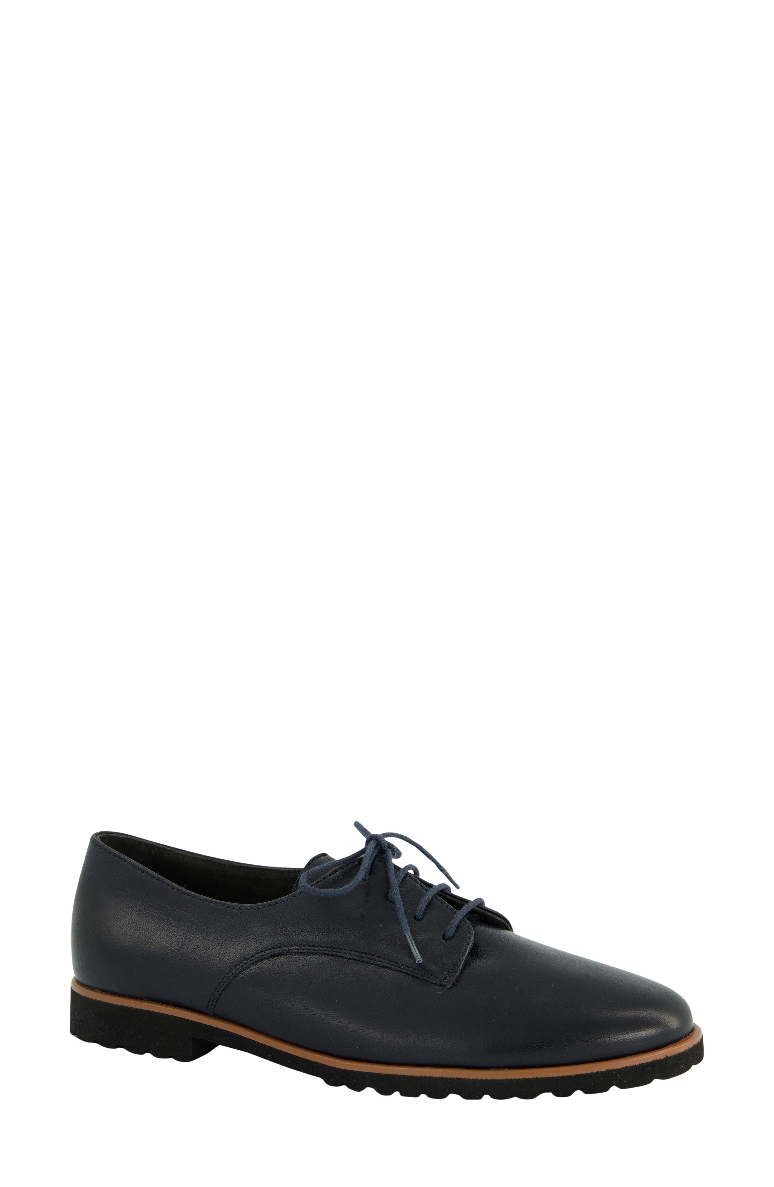 Frankie Leather Oxford, Main, color, BLUE NAPPA