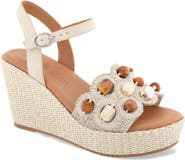 Gentle Souls Nolina Woven Wedge Sandal