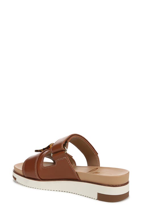 Sam Edelman Adrianna Two-strap Sandal In Saddle