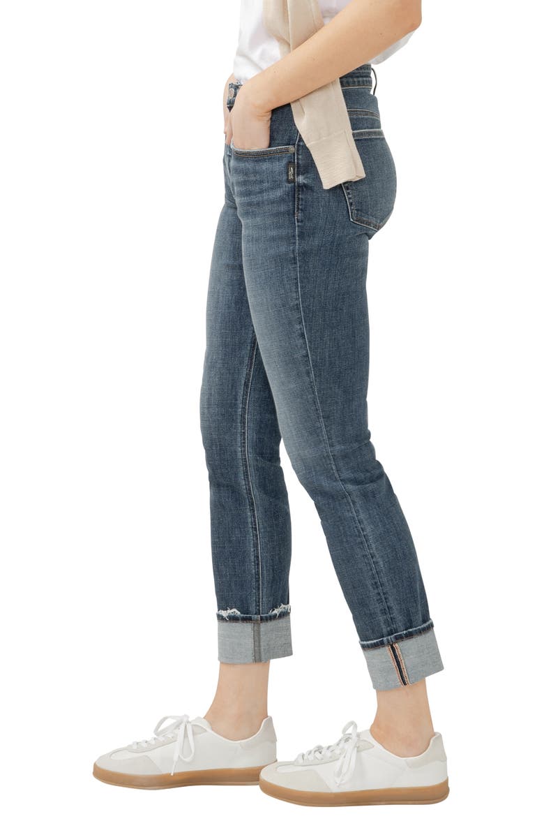 Silver Jeans Co. Elyse Skinny Jeans, Alternate, color, Aria