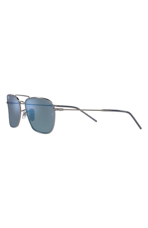 Caravan Reverse 58mm Square Sunglasses