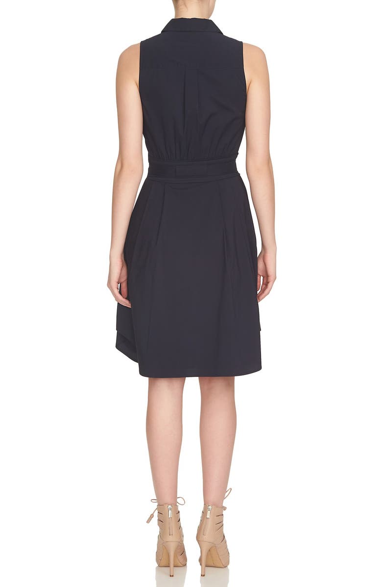 Cynthia Steffe Collared Cotton Blend Fit & Flare Dress, Alternate, color, 