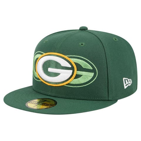 Men
s New Era Green Green Bay Packers Tri-Hit 59FIFTY Fitted Hat