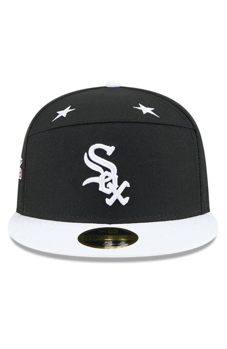 New Era Men's New Era Black/White Chicago White Sox 2025 MLB All-Star Game Side Patch 59FIFTY Fitted Hat, Alternate, color, Black