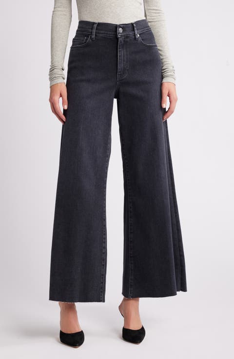 Le Palazzo Crop Wide Leg Jeans (Radio Raw After)