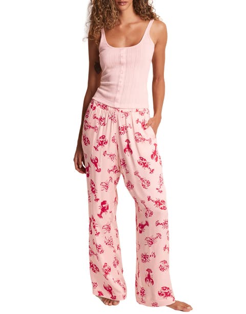 Lindsay Pajama Tank Top And Pants Set