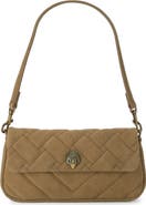Kurt Geiger London Pickle Quilted Suede Shoulder Bag